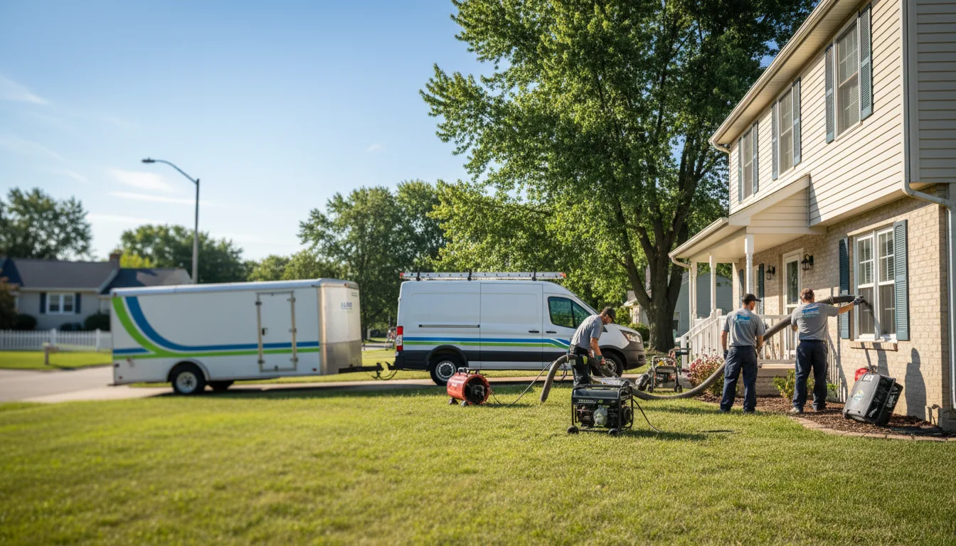 Flooded Basement Restoration And Cleanup With Repair in Donaldson, MN near me